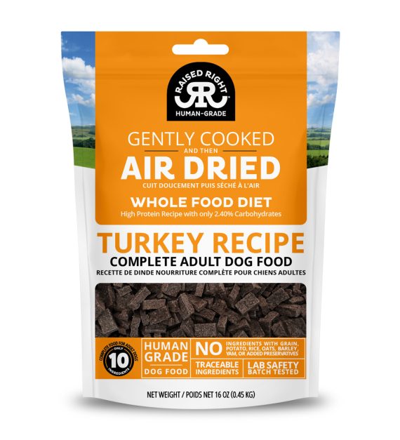 Air Dried Original Turkey Adult Dog Recipe – Product SELECTION Section
