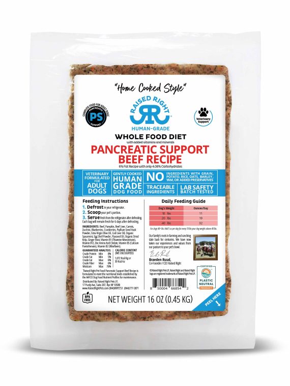 Beef Recipe for Pancreatic Support – Product SELECTION Section